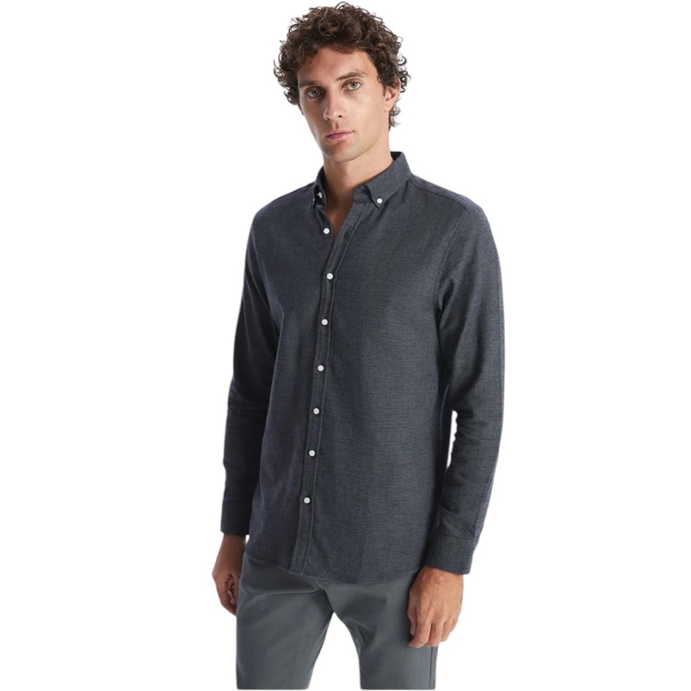 Grey Massimo Dutti Button Down Shirt (S)